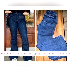 Ariat High Rise Flare True Denim Jeans Like New 32s